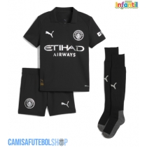 Camisa de time de futebol Manchester City Rodri Hernandez #16 Replicas 2º Equipamento Infantil 2025-26 Manga Curta (+ Calças curtas)